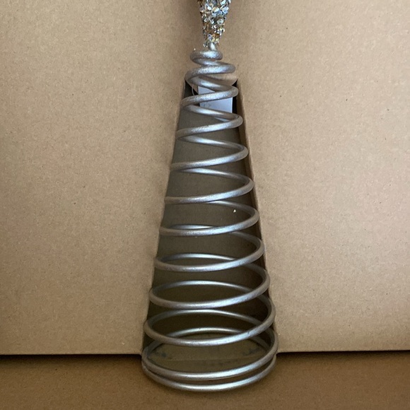Silver and gold Star Christmas tree topper, NIB - Picture 3 of 7